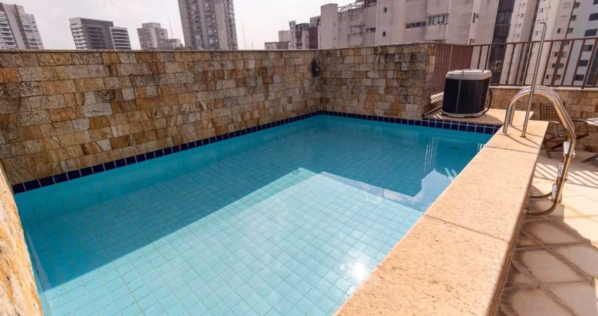 Versátil cobertura para venda com 3 quartos, sendo 1 suíte, 151m²