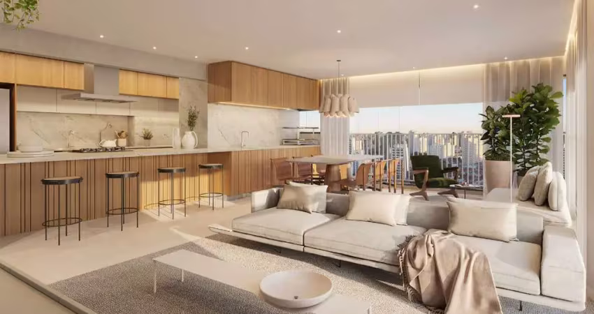 Confortável apartamento tipo para venda em campo belo com 3 quartos, sendo 3 suítes, 131m²