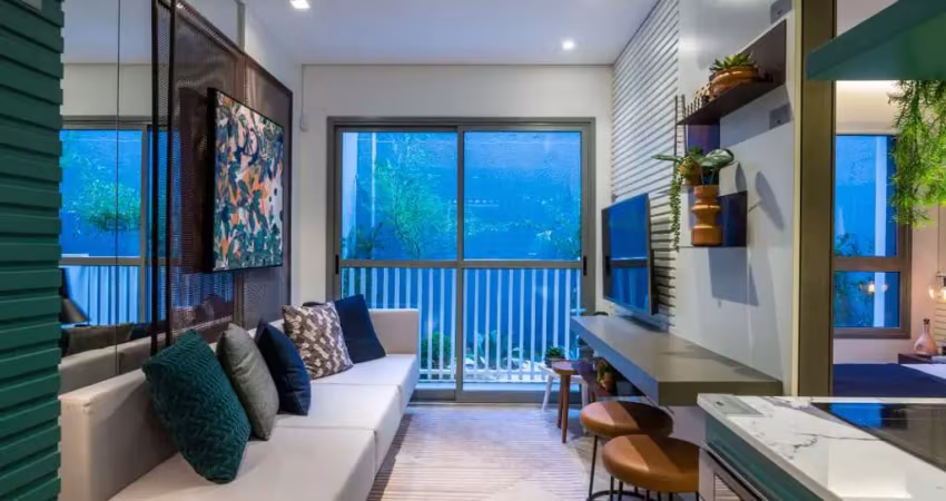 Sensacional studio para venda em itaim bibi com 1 quarto, 21m²