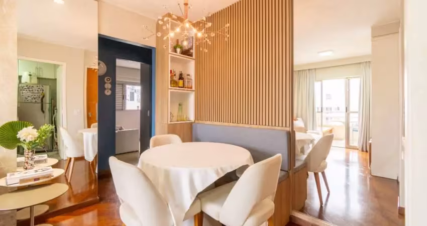 Versátil apartamento tipo para venda em vila olímpia com 2 quartos, sendo 1 suíte, 55m²