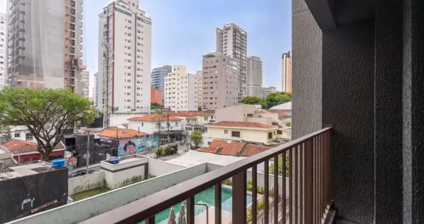 Deslumbrante studio para venda em vila olímpia com 1 quarto, 24m²