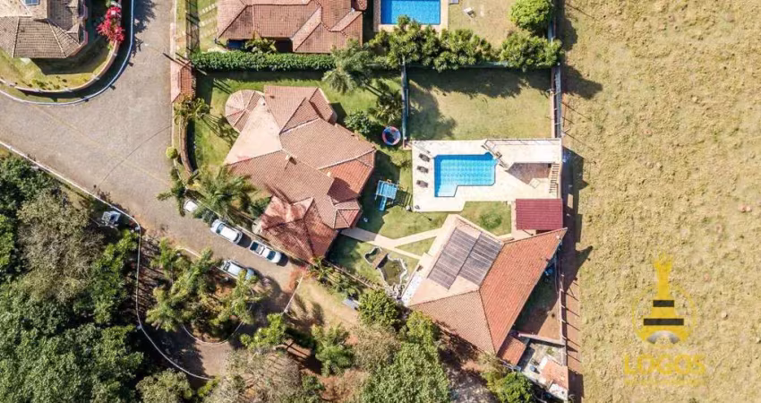 Chácara com 6 dormitórios à venda, 1500 m² por r$ 2.000.000,00 - nova suíça - piracaia/sp