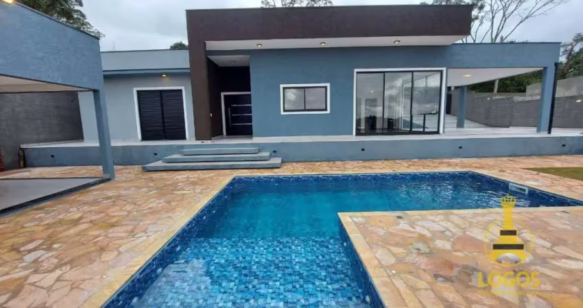 Chácara com 3 dormitórios à venda, 1200 m² por r$ 1.250.000,00 - rosário - atibaia/sp