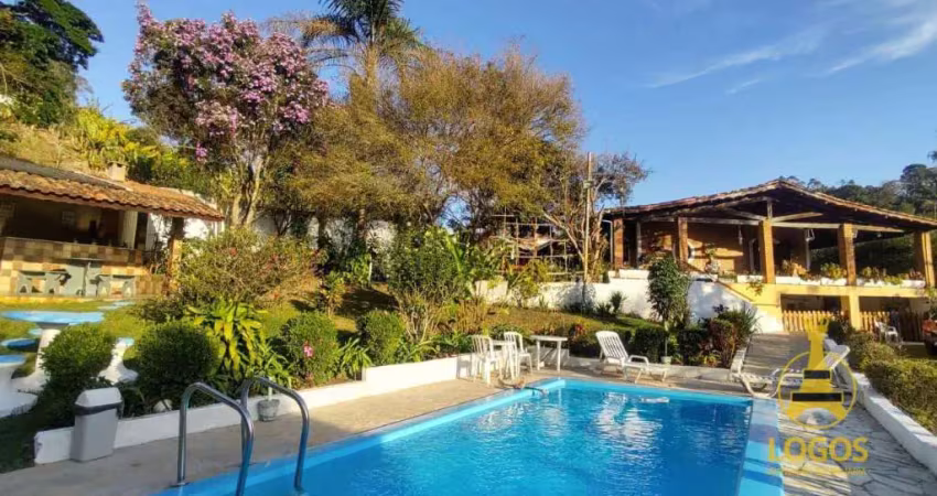 Chácara com 4 dormitórios à venda, 1700 m² por r$ 750.000,00 - corumbá - mairiporã/sp