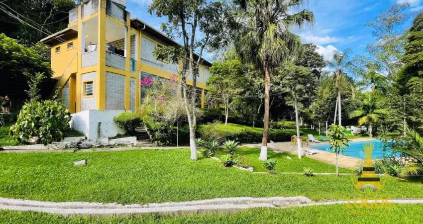 Chácara com 13 dormitórios à venda, 16500 m² por r$ 3.900.000,00 - jardim paraiso - mairiporã/sp