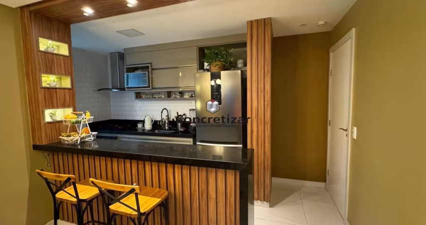 Imperdível apartamento à venda no Centro de Guarapari-ES: 2 quartos, 1 suíte, 2 salas, 1 vaga de garagem, 75m² de área.