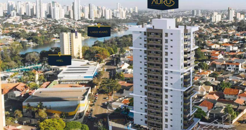 Apartamento com 3 dormitórios à venda, 103 m² por R$ 1.225.900,00 - Petrópolis - Londrina/PR