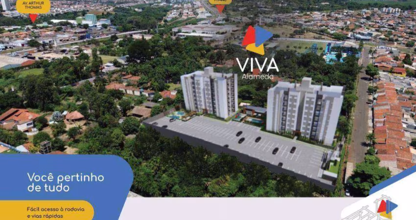Apartamento com 2 dormitórios à venda, 48 m² - sabará iii - londrina/pr