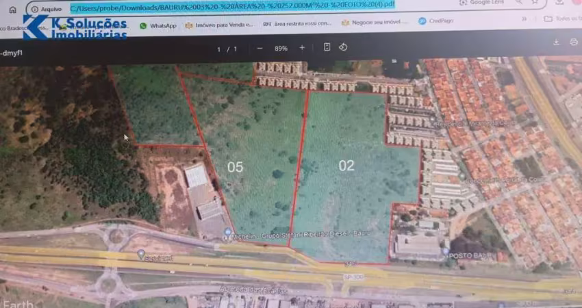 Terreno à venda, 78000 m² por r$ 13.260.000,00 - núcleo residencial edison bastos gasparini - bauru/sp