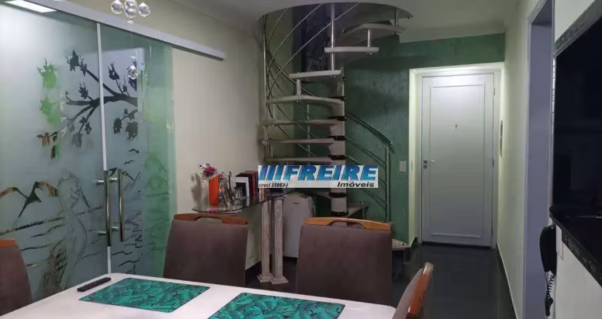 Cobertura com 2 dormitórios à venda, 105 m² por r$ 698.000,00 - casa branca - santo andré/sp