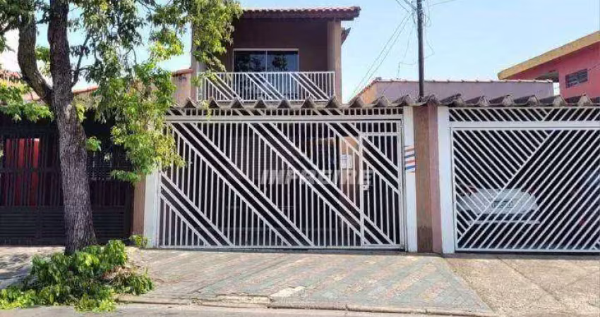 Sobrado com 3 dormitórios à venda, 201 m² por r$ 509.000,00 - jardim santo alberto - santo andré/sp