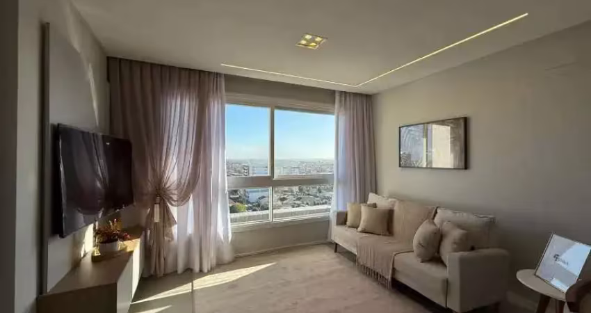 Lindo apartamento de alto padrão construtivo, mobiliado e decorado e com vista do mar..