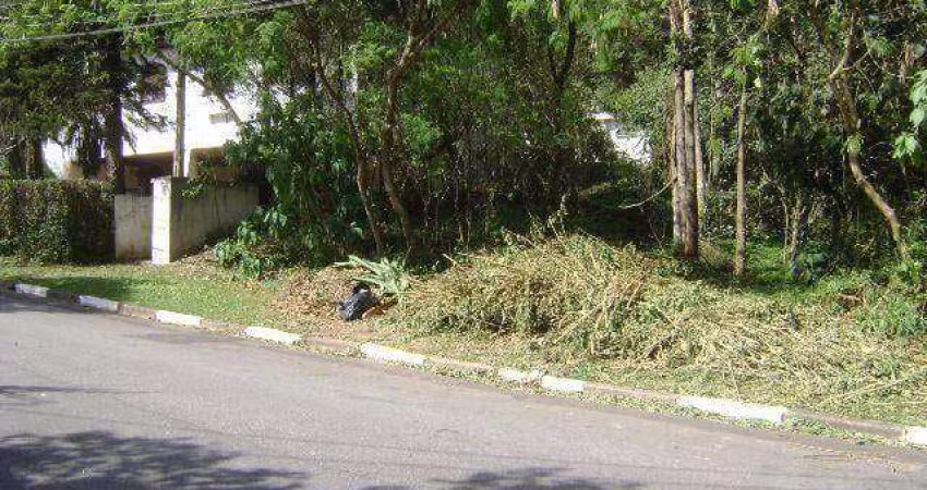 Terreno de 1.307 m² - Suave aclive -  São Fernando Golf Club