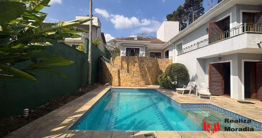 Casa com 3 dormitórios, piscina e jardim, à venda, 379 m² por r$ 2.800.000 - granja viana - cotia/sp