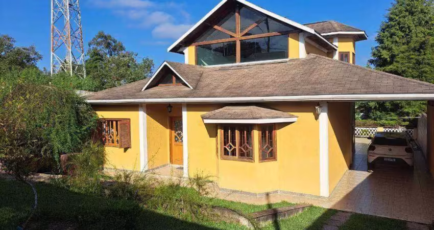 Linda casa / chácara 1 200 m² - 3 dormitórios - 1 suíte  -  chácara das rosas  -  cotia