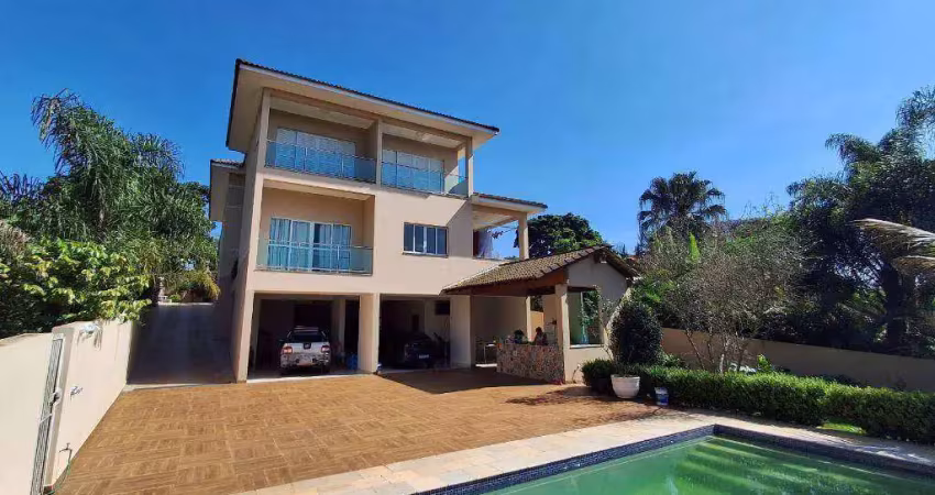 Casa com 5 dormitórios à venda, 683 m² por r$ 4.600.000,00 - vila santo antônio - cotia/sp