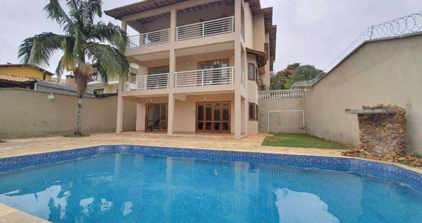 Casa ampla, com piscina e 3  dormitórios à venda, 498 m² por R$ 2.500.000 - Granja Viana - Cotia/SP