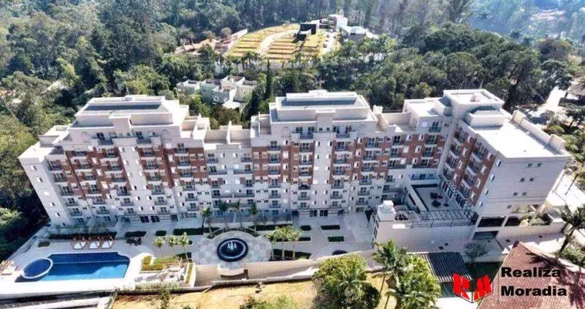 Apartamento com 1 dormitório, 44 m² - venda por r$ 530.000,00 ou aluguel por r$ 3.400,00/mês - granja viana - cotia/sp