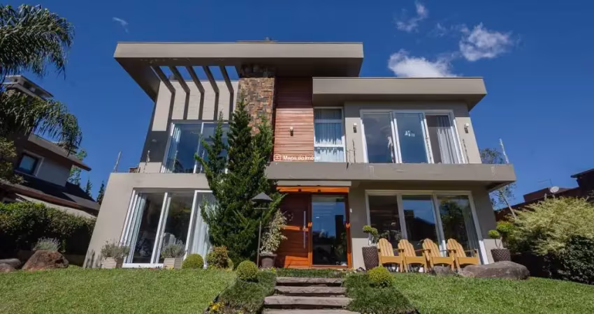 Casa em condomínio fechado com 4 quartos à venda na Rua dos Hibiscos, 328, Alphaville, Gramado
