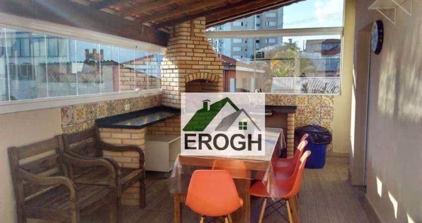 Cobertura com 2 dormitórios à venda, 130 m² por R$ 585.000,00 - Vila Valparaíso - Santo André/SP