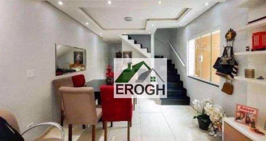 Sobrado com 3 dormitórios à venda, 184 m² por R$ 795.000,00 - Jardim Bartira - São Bernardo do Campo/SP