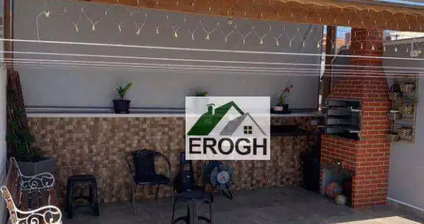 Cobertura com 2 dormitórios à venda, 120 m² por r$ 537.000,00 - campestre - santo andré/sp