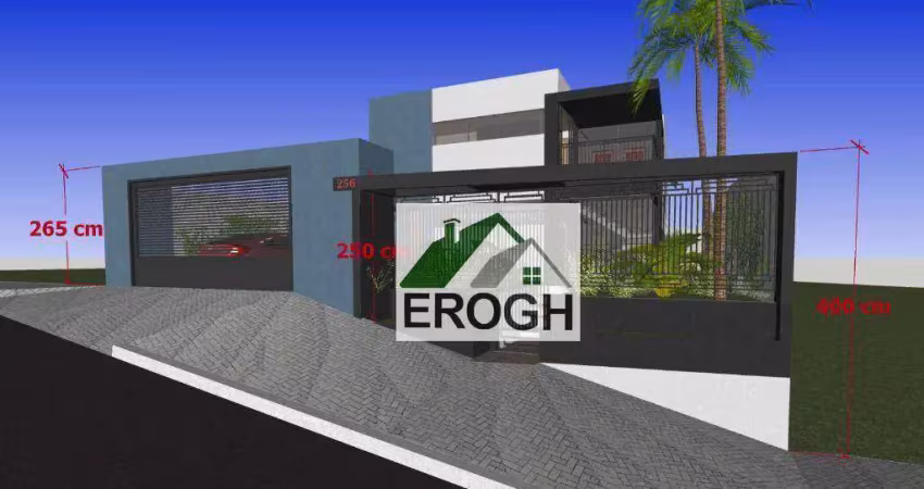 Terreno à venda, 267 m² por r$ 392.000,00 - baeta neves - são bernardo do campo/sp