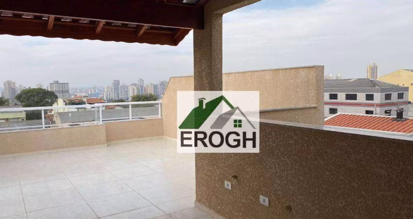 Cobertura com 2 dormitórios à venda, 90 m² por R$ 540.000 - Santa Maria - Santo André/SP