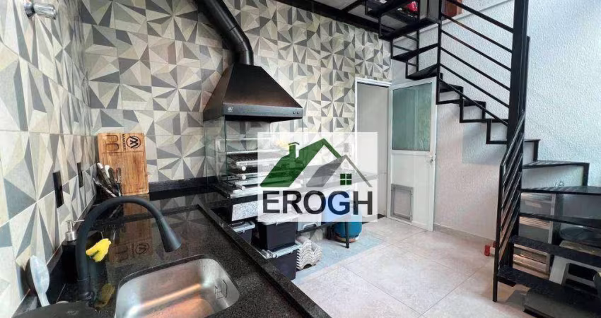 Cobertura com 2 dormitórios à venda, 114 m² por R$ 675.000,00 - Vila Alzira - Santo André/SP