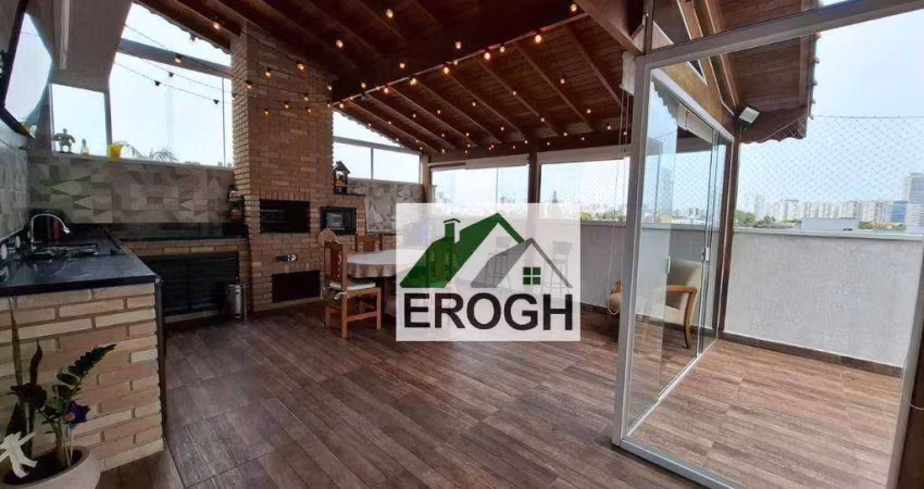 Cobertura com 2 dormitórios à venda, 114 m² por R$ 659.000 - Jardim Paraíso - Santo André/SP