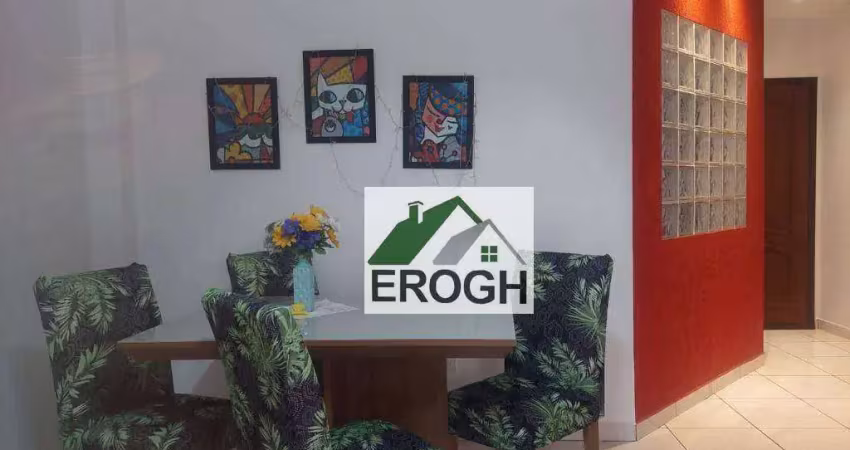 Apartamento com 3 dormitórios à venda, 86 m² por R$ 425.000,00 - Vila Curuçá - Santo André/SP