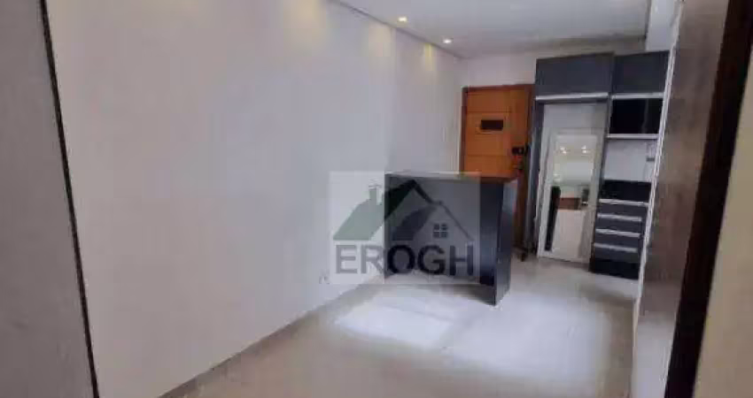 Cobertura com 2 dormitórios à venda, 80 m² por r$ 410.000 - jardim utinga - santo andré/sp
