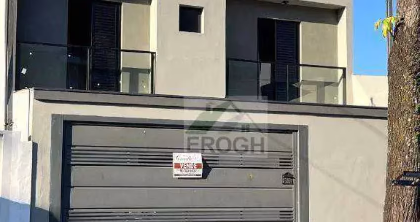 Sobrado com 3 dormitórios à venda, 102 m² por r$ 695.000,00 - vila lucinda - santo andré/sp