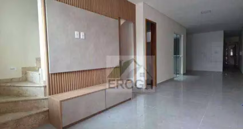 Sobrado com 3 dormitórios à venda, 140 m² por r$ 805.000 - vila camilópolis - santo andré/sp