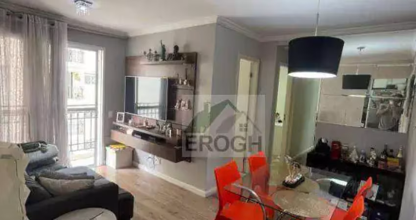 Apartamento com 2 dormitórios à venda, 57 m² por r$ 487.000 - campestre - santo andré/sp