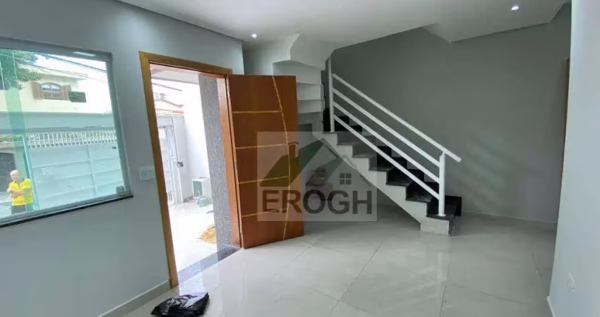 Sobrado com 2 dormitórios à venda, 124 m² por r$ 670.000,00 - vila curuçá - santo andré/sp