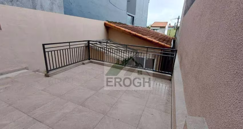 Casa com 1 dormitório à venda, 60 m² por r$ 399.000 - vila linda - santo andré/sp