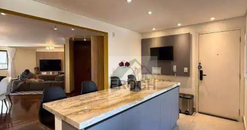 Apartamento com 5 dormitórios, 200 m² - venda por r$ 1.550.000 ou aluguel por r$ 11.645/mês - vila assunção - santo andré/sp