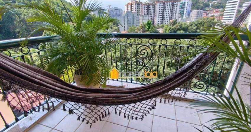 Apartamento com 2 dormitórios à venda, 76 m² por r$ 650.000,00 - pe pequeno - niterói/rj