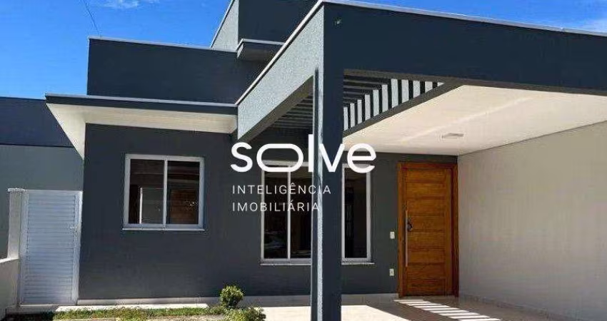 Casa com 3 dormitórios para alugar, 105 m² por R$ 5.522,98/mês - Jardim Park Real - Indaiatuba/SP
