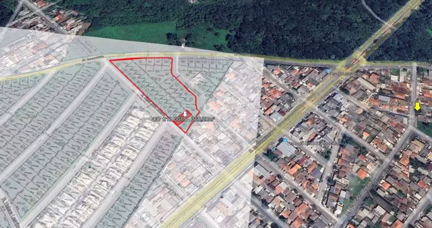 Ref. 437 018 0018 - terreno à venda, 360m² por r$ 396.000,00 - costeira - araucária/pr