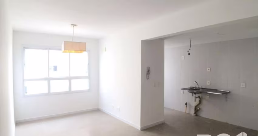 Apartamento com 2 dormitórios, novo, nunca habitado, 1 banheiro, com box instalado, cozinha com pia, churrasqueira, área de serviço. living com luminária instalada. Possui 1 vaga de garagem.&lt;BR&gt;