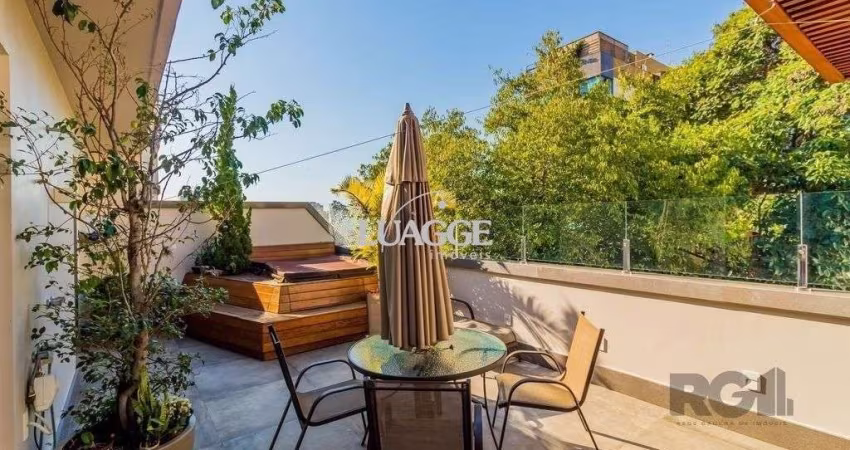 Excelente cobertura de 182m² com 3 dormitórios e 2 vagas.
