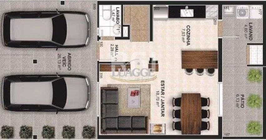 Casa Condominio para Venda - 133.92m², 4 dormitórios, sendo 2 suites, 2 vagas - Tristeza