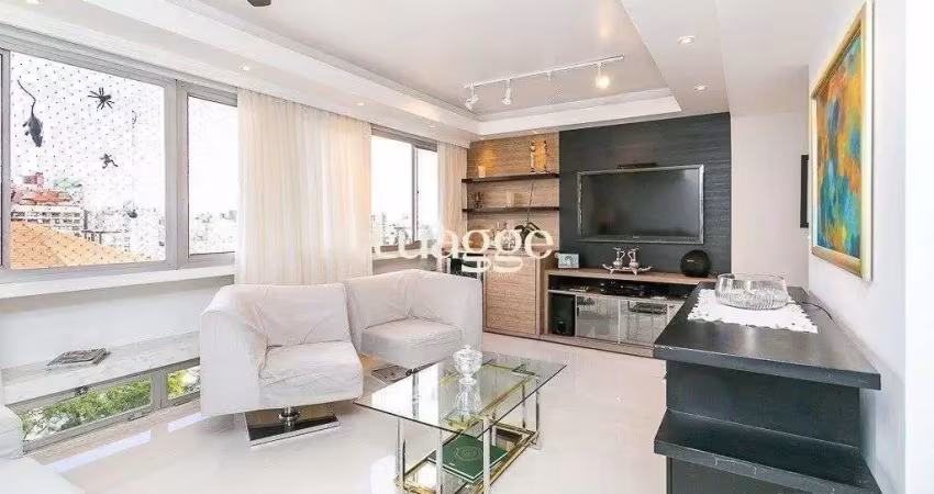 Apartamento para venda - 110.55m², 3 dormitórios, sendo 2 suites, 1 vaga - petrópolis