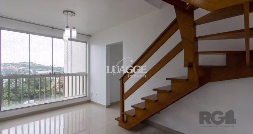 Cobertura 2 quartos, 2 banheiros, 1 vaga, terraço, elevador, condomínio com infra, Bairro Cristal