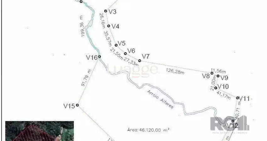 Terreno à venda na Estrada Antônio Borges, 1588, Belém Velho, Porto Alegre