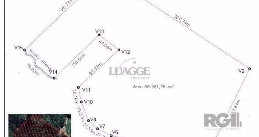 Area 6,69ha | Bairro Belem Velho