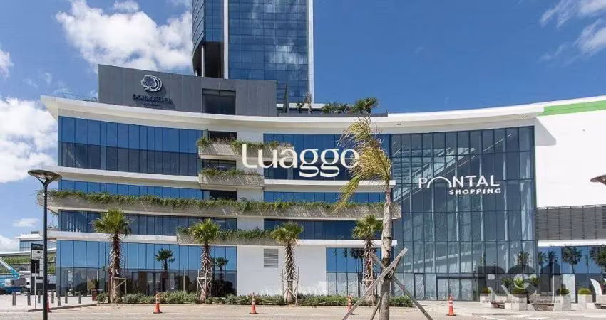 Sala comercial no shopping pontal | 28,69m2 privativos | 20º andar