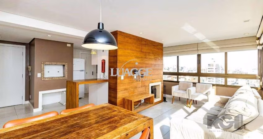 Vende-se apartamento mobiliado, 2 quartos, 1 suíte, 2 vagas - Petrópolis